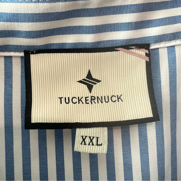 Tuckernuck Blue Stripe Royal Shirt Dress - Picture 7 of 9